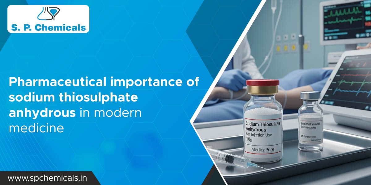 Pharmaceutical importance of sodium thiosulphate anhydrous in modern medicine